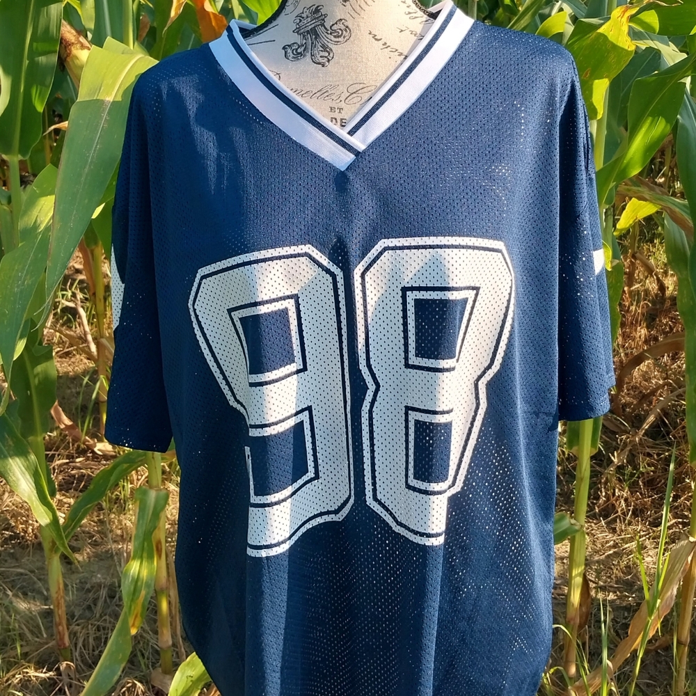Navy Blue Women's Jersey Top